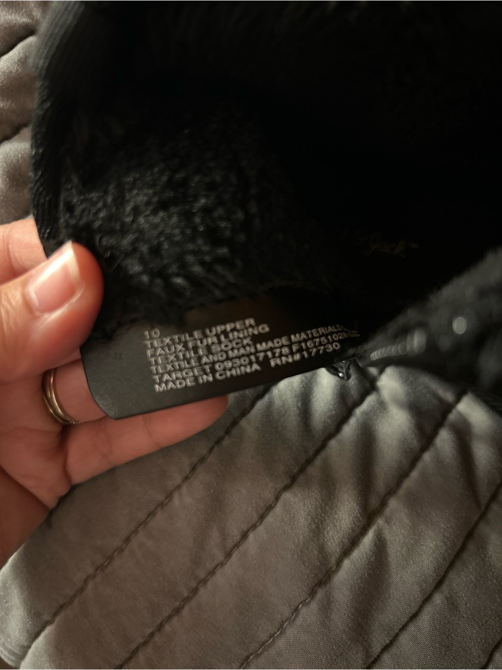 Cat & Jack Kids Black Suede Ankle Boots - Picture 6 of 6